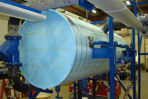 Horizontal Ammonia Vessel - Foam